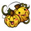 Sweet Pumpkins Fascinator Mask