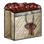 Tiered Chiffon Maroon Dress Bag
