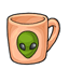 Orange Alien Mug
