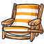 Orange Beach Chair