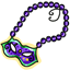 Purple Mask Beads