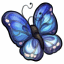 Blue Butterfly Beanbag