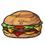 Cheeseburger Beanbag