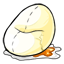 Cracked Egg Beanbag