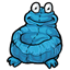 Blue Frog Beanbag