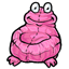Pink Frog Beanbag