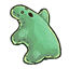 Green Ghostish Beanbag