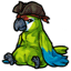 Raider Parrot Beanbag