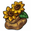 Pot of Sunflowers Beanbag