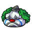 Sad Clown Beanbag