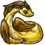 Golden Serpenth Beanbag