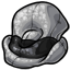 Silver Sparkly Party Hat Beanbag
