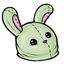 Green Soft Bunny Beanbag