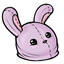 Purple Soft Bunny Beanbag