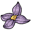 Purple Pointed Petal Flower Beanbag