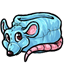 Blue Super Cute Rat Beanbag