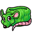 Green Super Cute Rat Beanbag