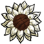 White Sunflower Beanbag