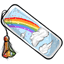 Rainbow Print Bookmark