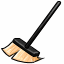 Black Household Broom