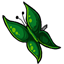 Emerald Butterfly Brooch