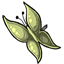 Peridot Butterfly Brooch
