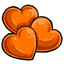 Orange Tart Heart