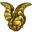 Golden Draconic Hellion Horns