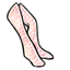 Pinky Swirl Stockings