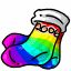 2006 Rainbow Socks