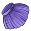 Purple Button Skirt
