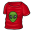 Red Alien T-shirt