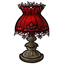 Antique Tamarillo Lamp