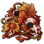 Autumn Vine-Wrapped Skulls