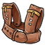 Tan Leather Belt Vest