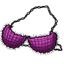 Purple Knitted Bikini Top