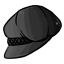 Black Puffy Hat