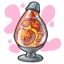 Fiery Blobby Lamp