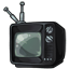 Blocky Black Television