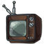 Blocky Brown Television