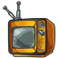 Blocky Orange Television