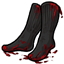 Bloodred Knee Socks
