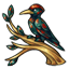 Bloodstone Woodpecker