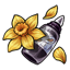 Daffodil Blooming Ink