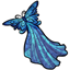 Blue Butterfly Drape