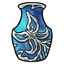 Blue Butterfly Vase
