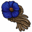 Blue Wallflower