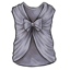 Lavender Silk Bow Shirt