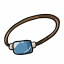 Blue Giant Bead Bracelet