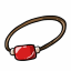 Red Giant Bead Bracelet